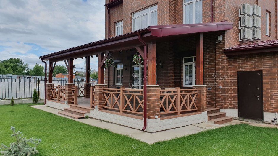 Терраса из кирпича