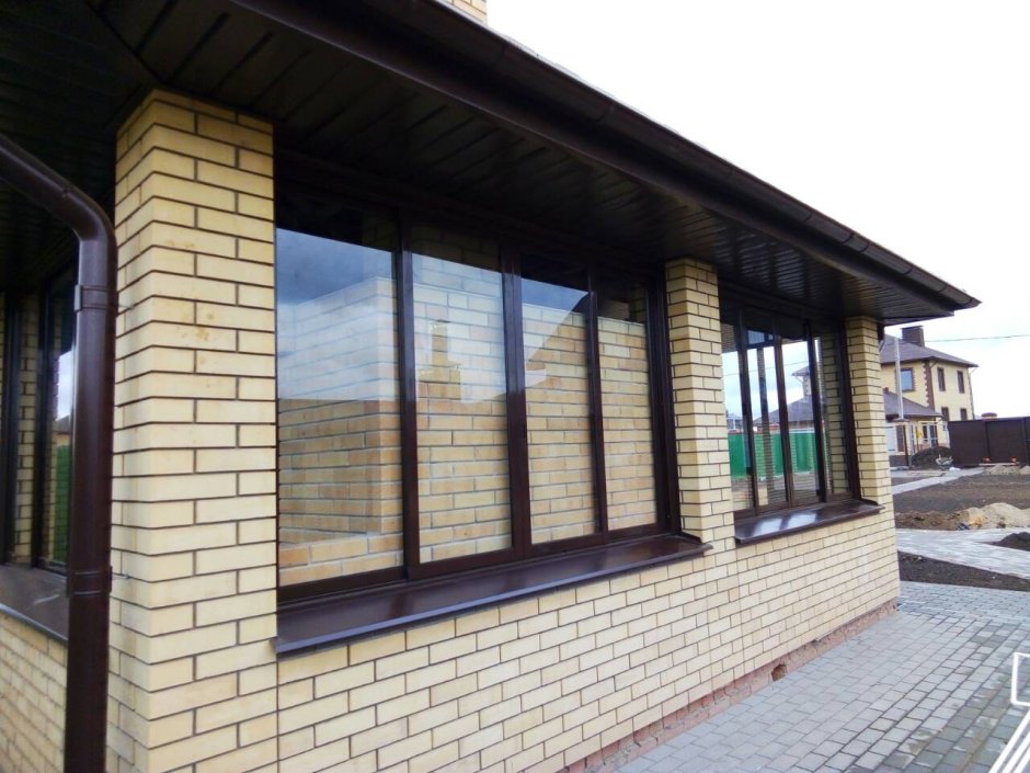 Веранда из кирпича
