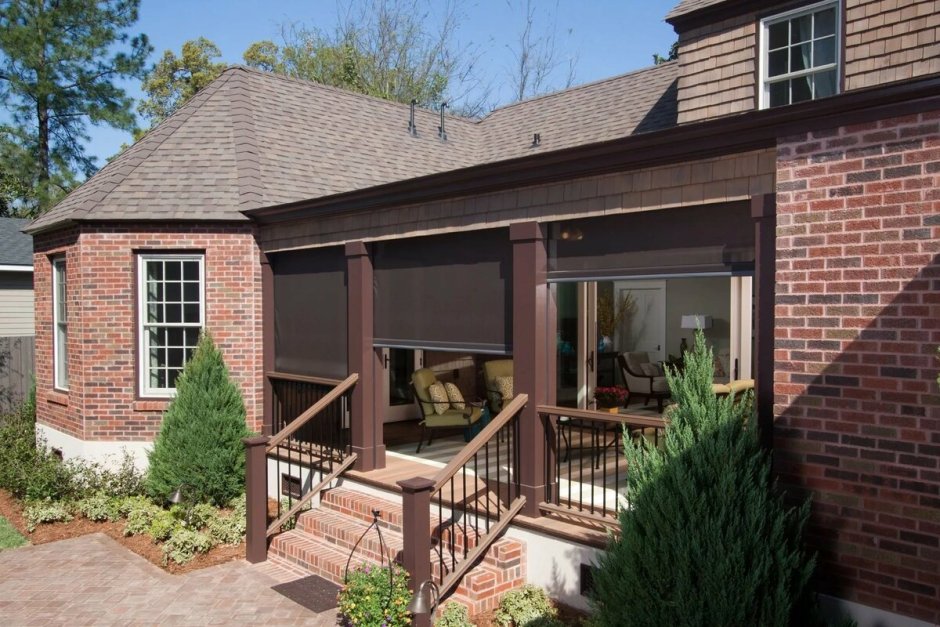 Терраса из кирпича