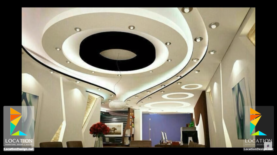 Гипсокартонные потолки для холла