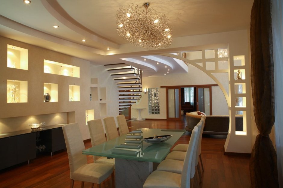 Потолок гипсокартон