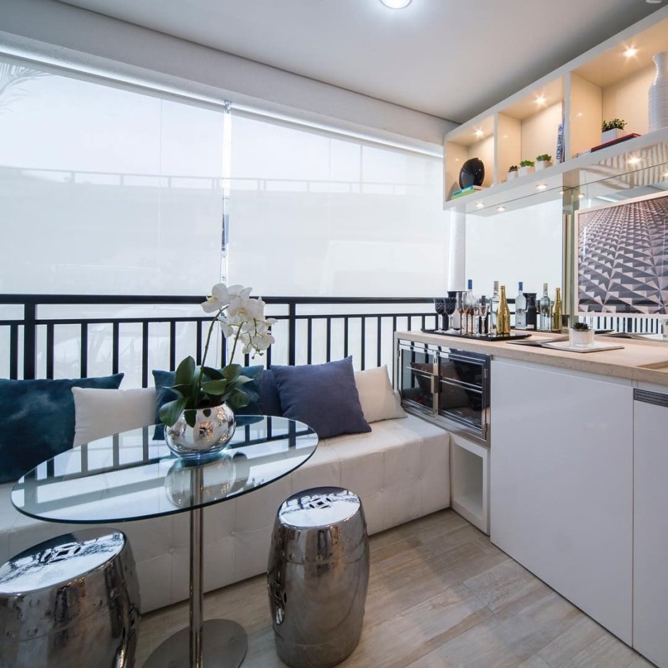 Кухня с лаунж зоной 30 кв