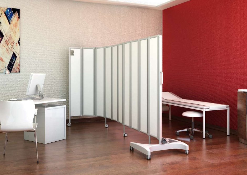 Складная медицинская перегородка