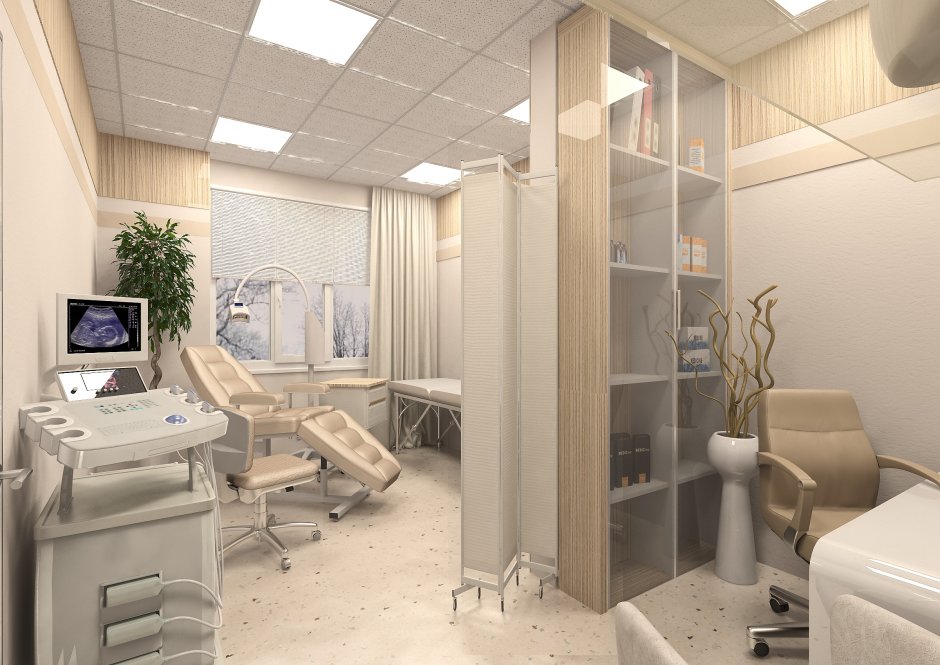 Перегородка в кабинете косметолога