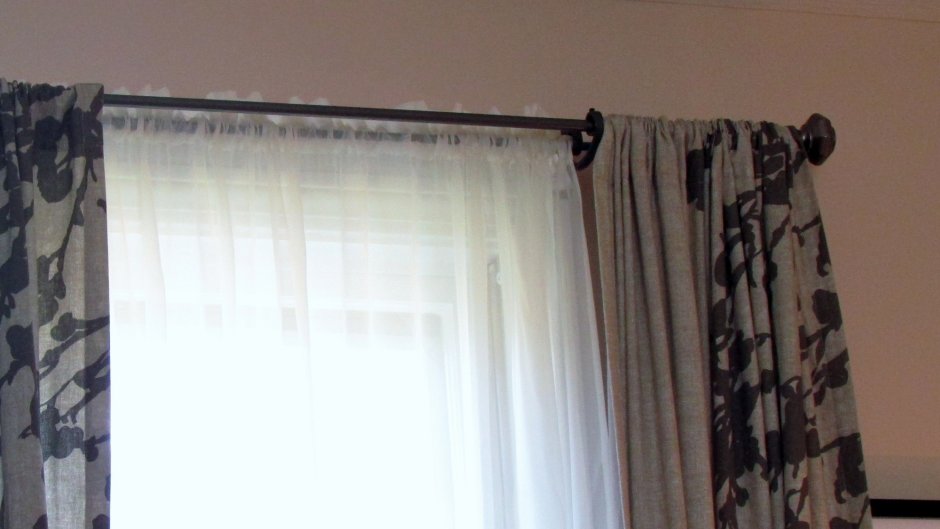Шторы и тюль на петлях