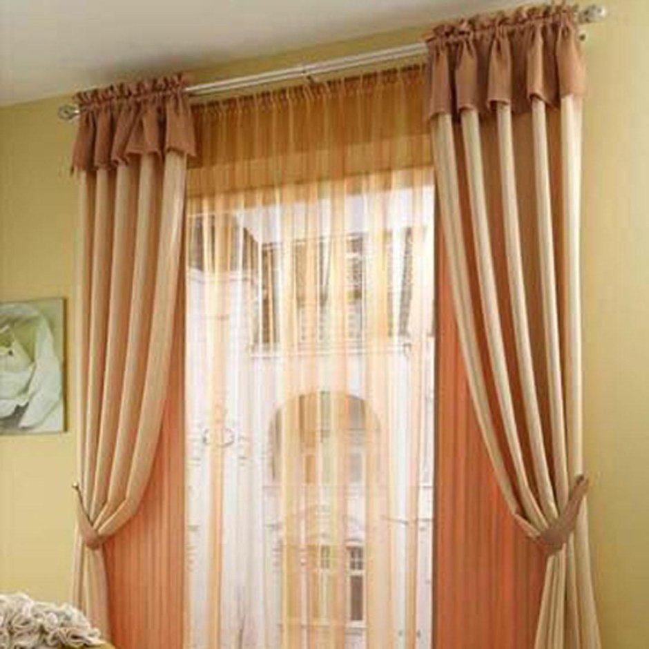 Шторы на одну сторону для спальни