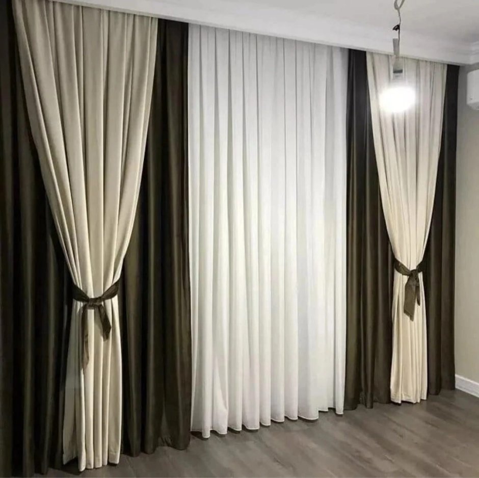 Тюль в гостиную в современном