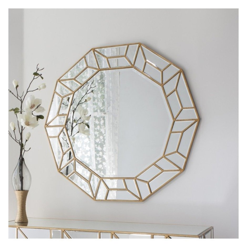 Зеркало без рамы в интерьере