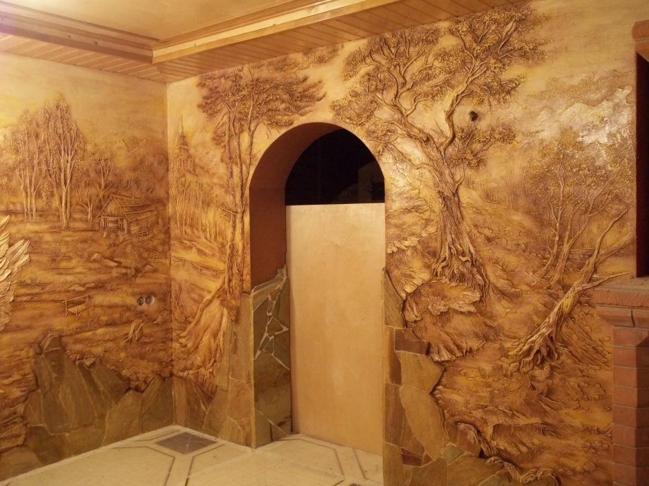 Ботанический барельеф