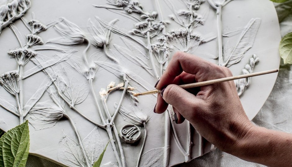 Ботанический барельеф МК