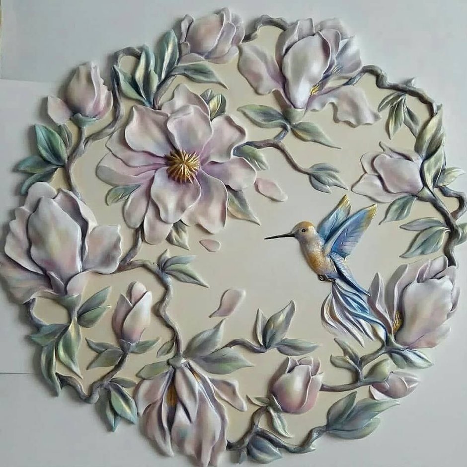 Рэйчел Дейн цветочные окаменелости из гипса