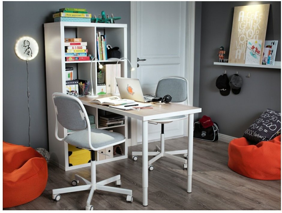 Икеа детская комната для двоих школьников