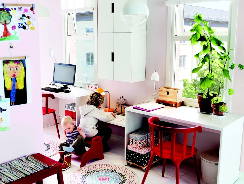 Комната подростка с мебелью икеа