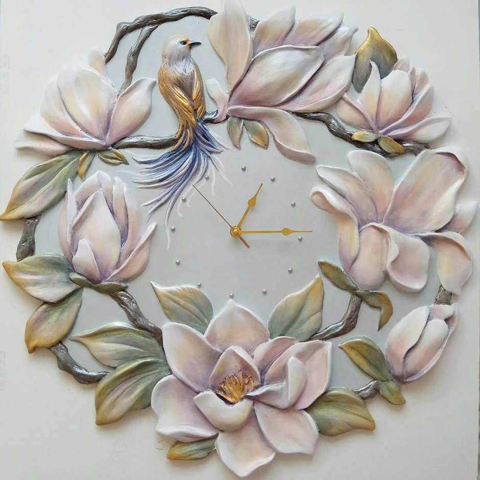 Ботанический барельеф Очиток