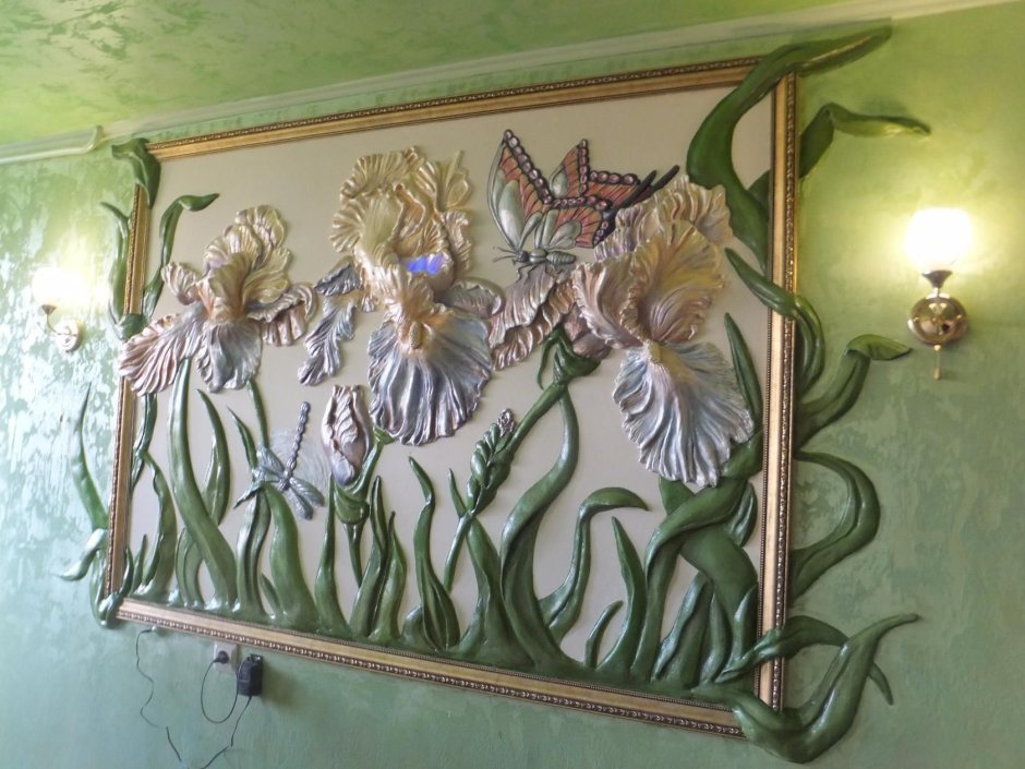 Панно из штукатурки на стену