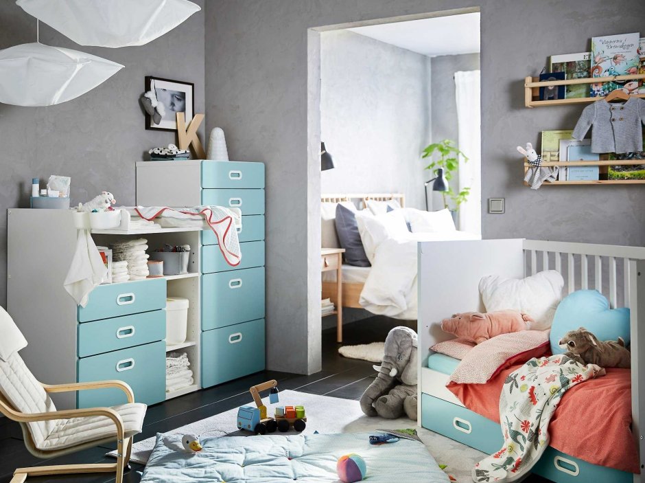 Детская комната для мальчика икеа