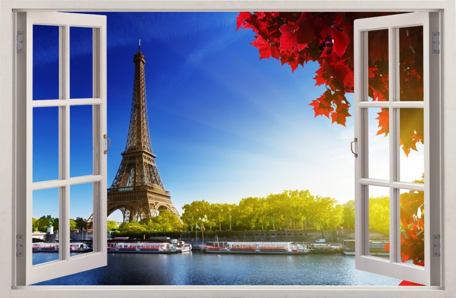 Париж балкон Эйфель