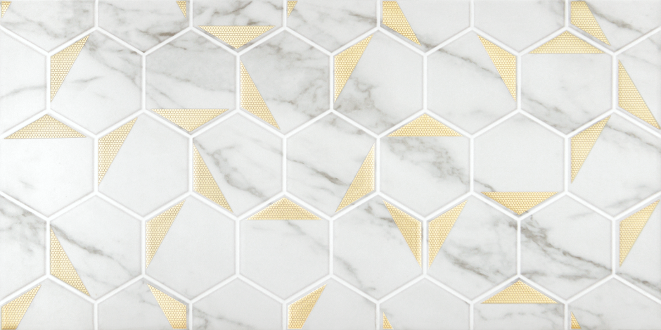 Линолеум белый с черными ромбиками