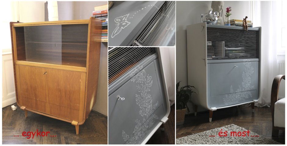 Переделка полированной тумбы