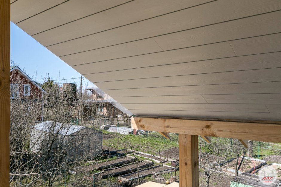 Подшивка крыльца снизу