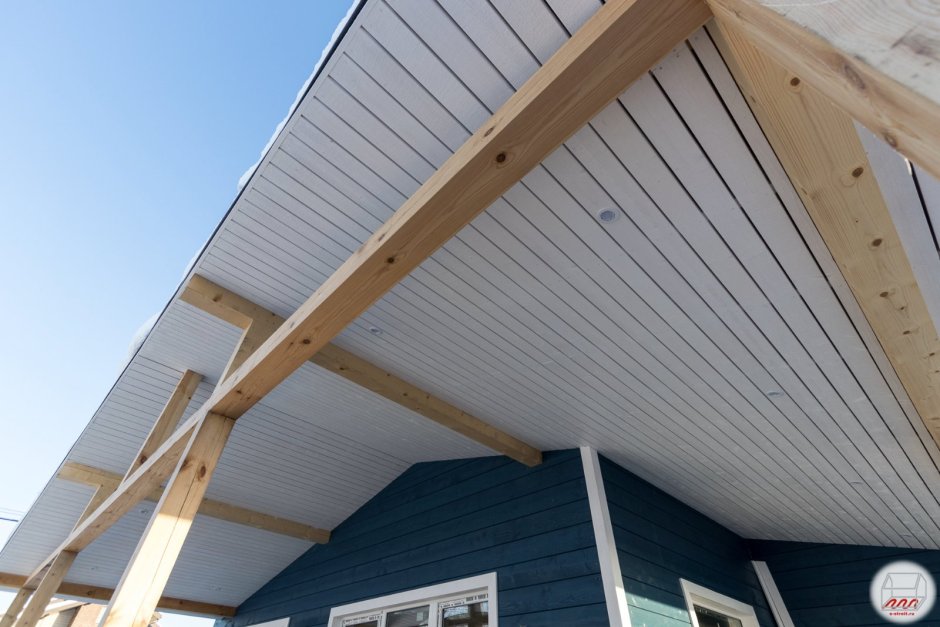 Подшивка кровли терасс