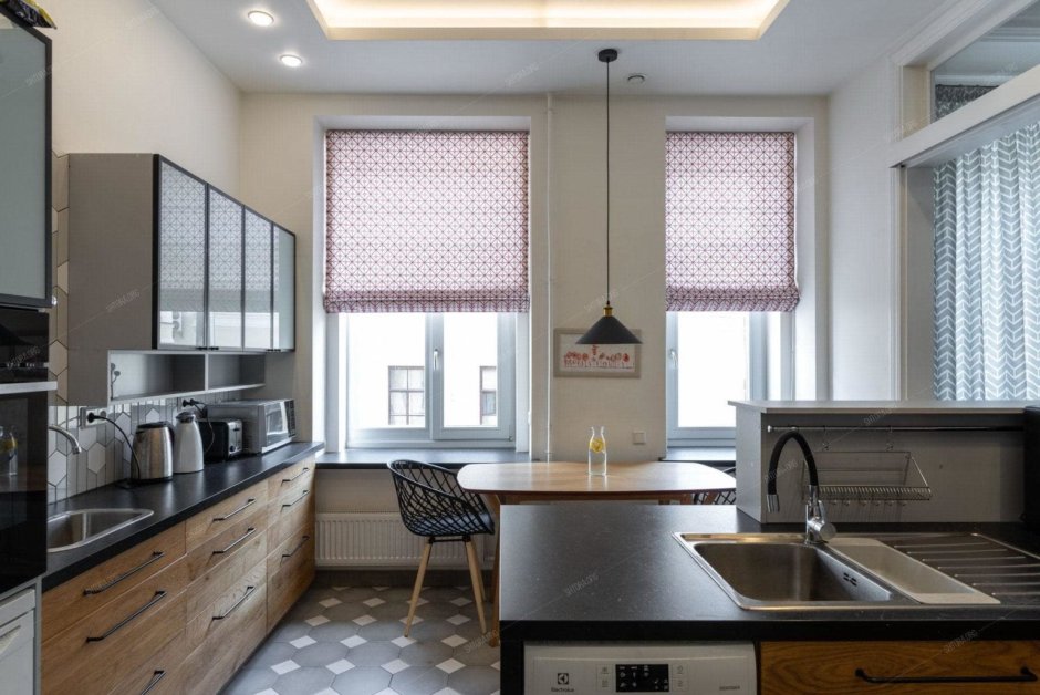 Кухня п44т с эркером