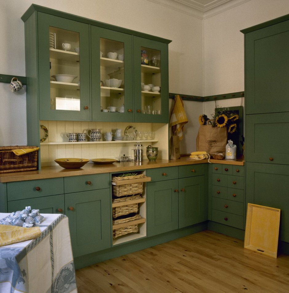 Яркий интерьер кухни