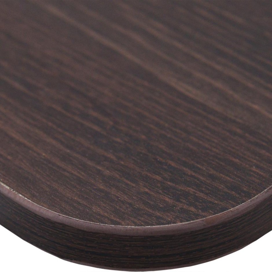 Полка мебельная угловая 250x250x16 мм ЛДСП цвет венге