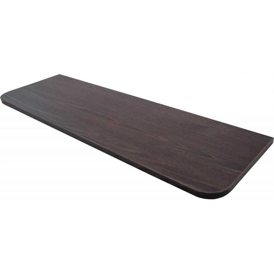 Полка мебельная угловая 350x350x16 мм, ЛДСП, цвет дуб сонома