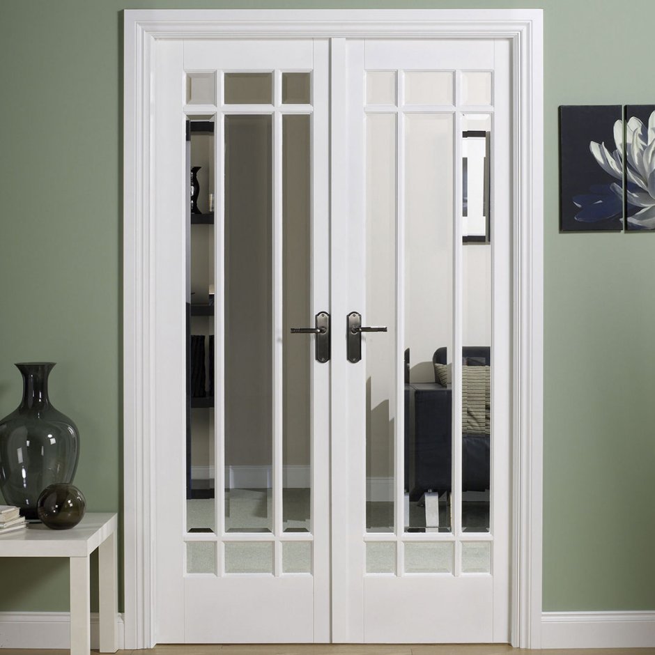 Двери распашные двустворчатые s25