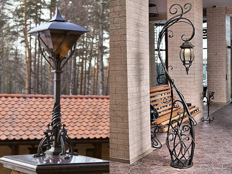 Уличный фонарный столб trunca 105415 ip44 коричневый