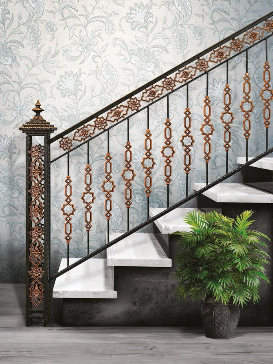 Кованые перила алладин