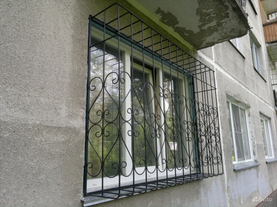 Выпуклые решетки на окна