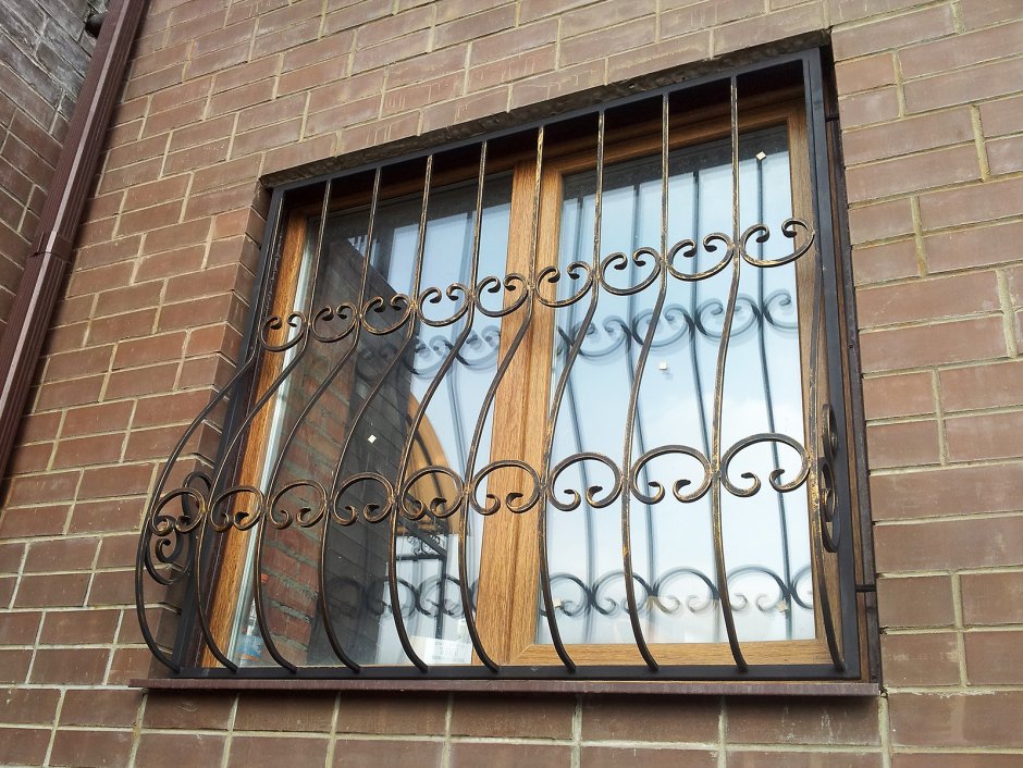 Выпуклые решетки на окна