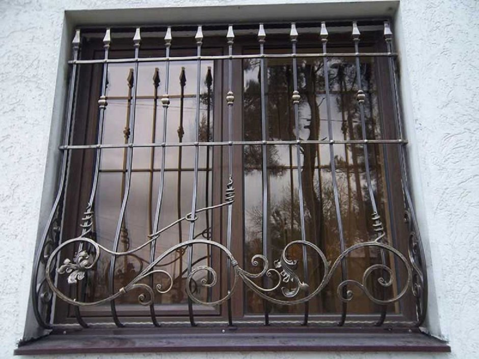 Выпуклые решетки на окна