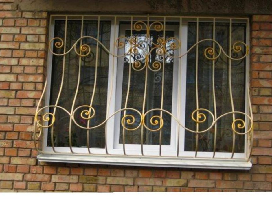 Выпуклые решетки на окна