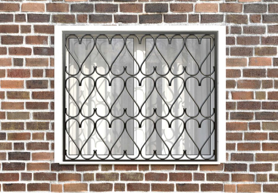 Красивые металлические решетки на окна