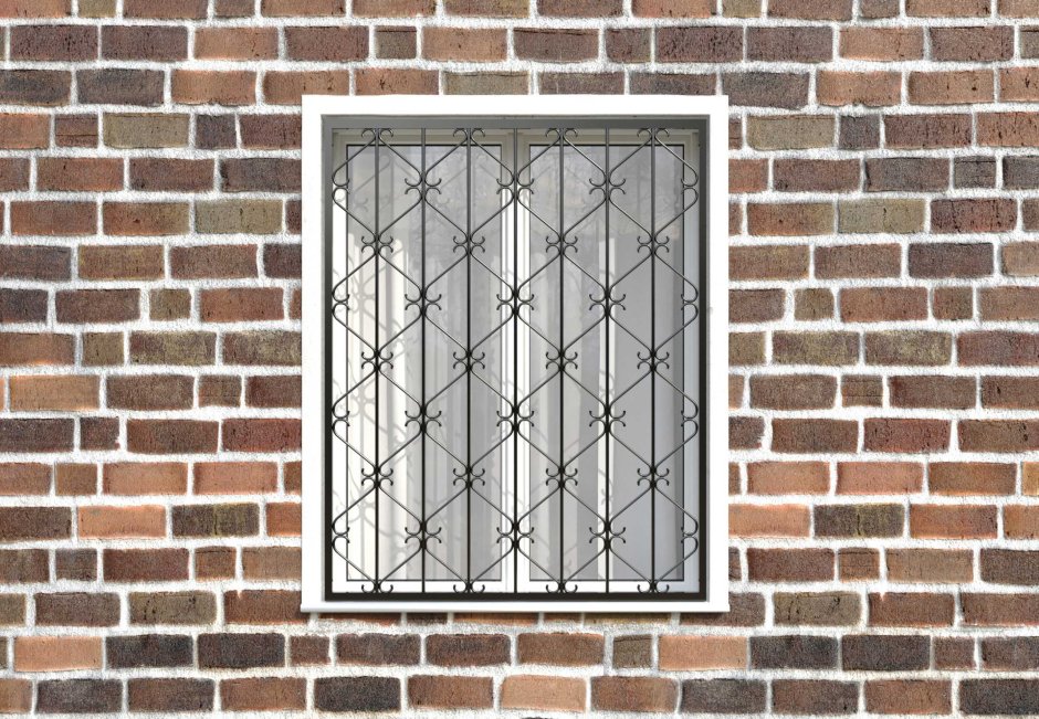 Выпуклые решетки на окна