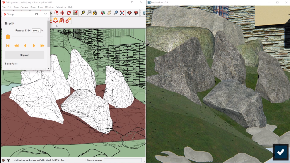 Rhino to Lumion Colors