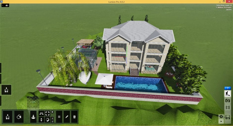 Lumion городская карта