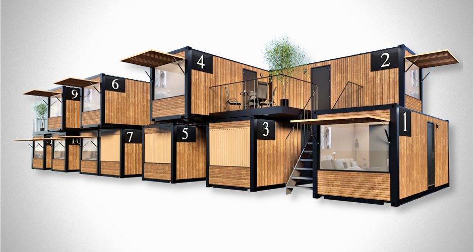 Гостиница из контейнеров