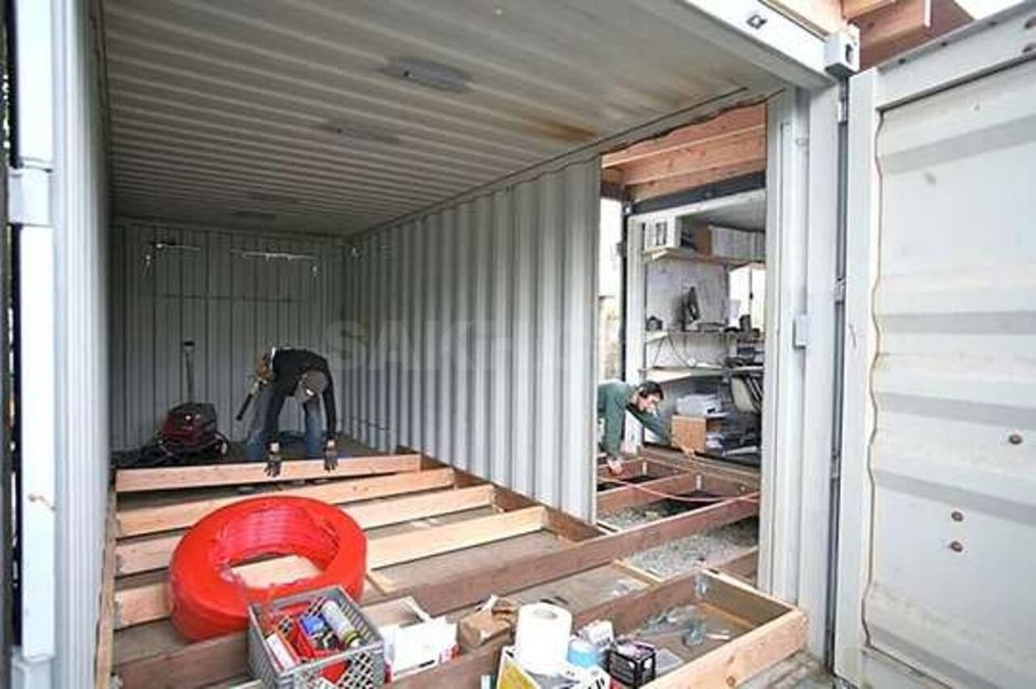 Переделка морского контейнера 20 футов