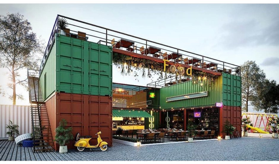 Кафе из контейнера