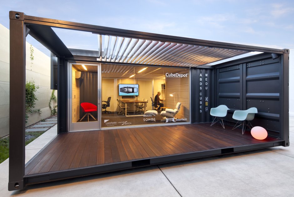 Контейнер 20ф в стиле лофт