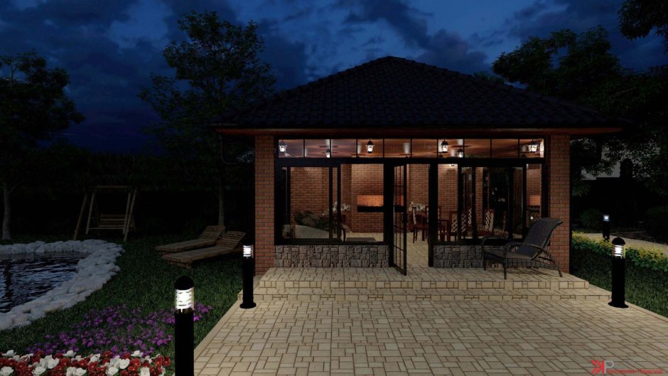 Терем беседка барбекю