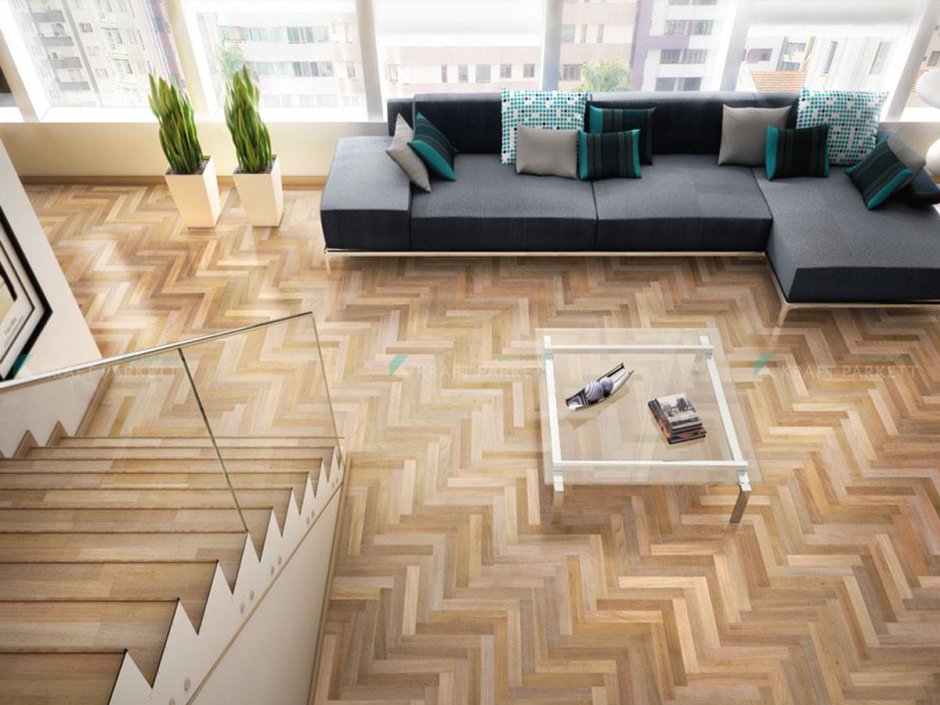 Ламинат елочкой