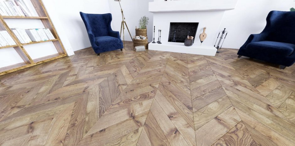 Штучный паркет в интерьере