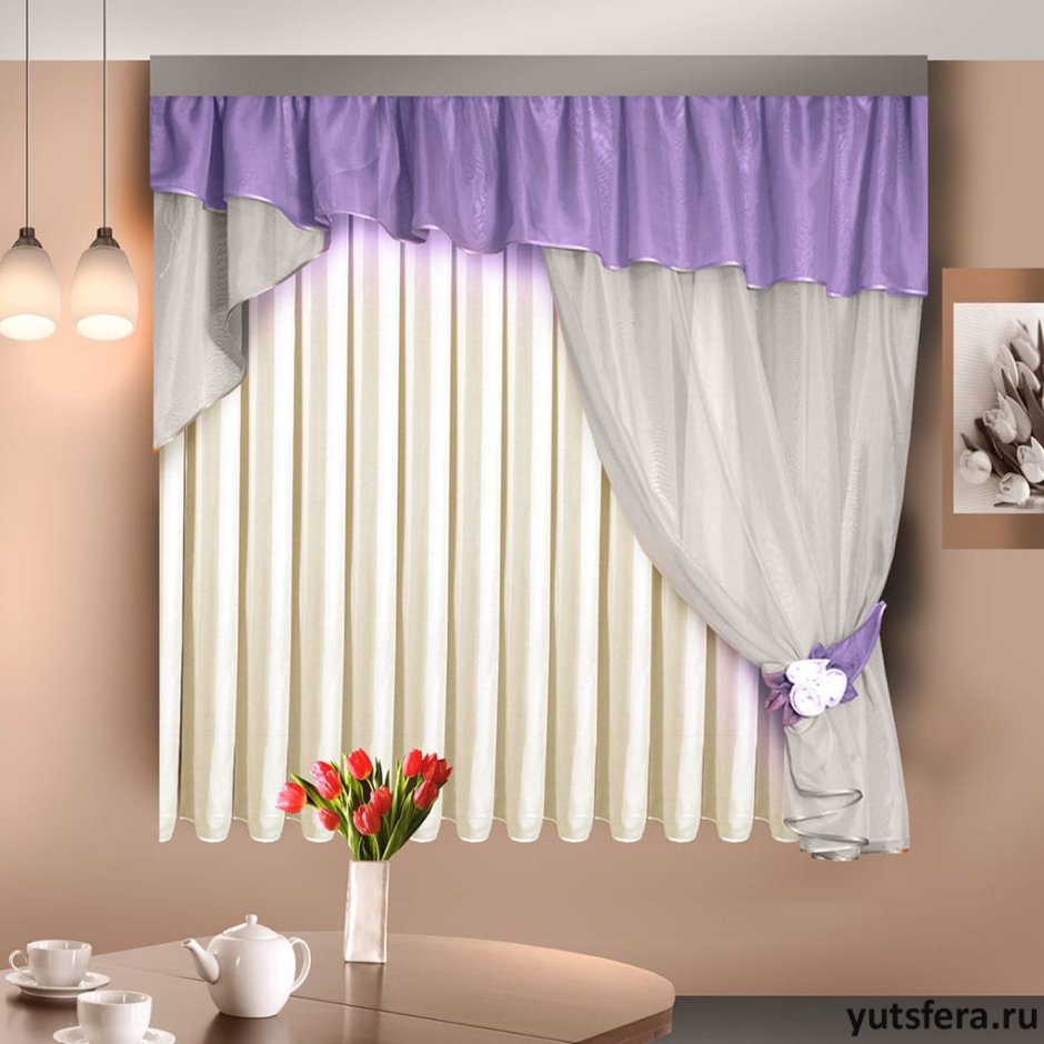 Тюль на кухню