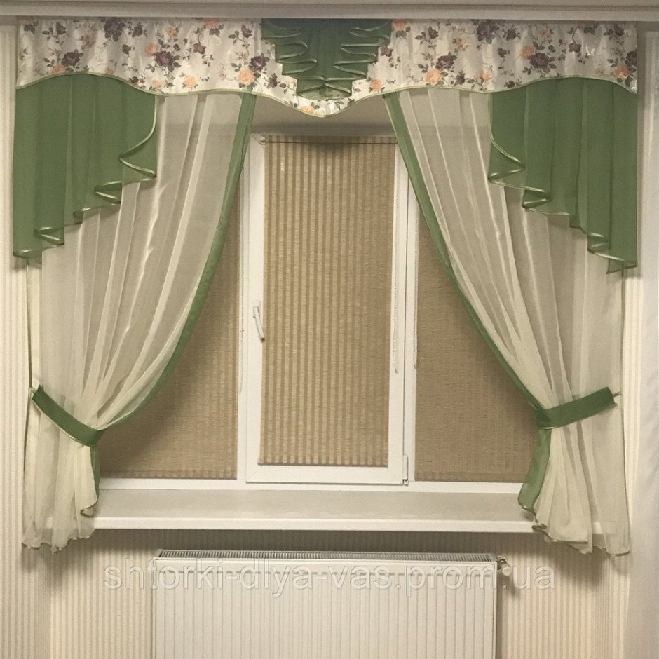 Красивые шторы на кухню