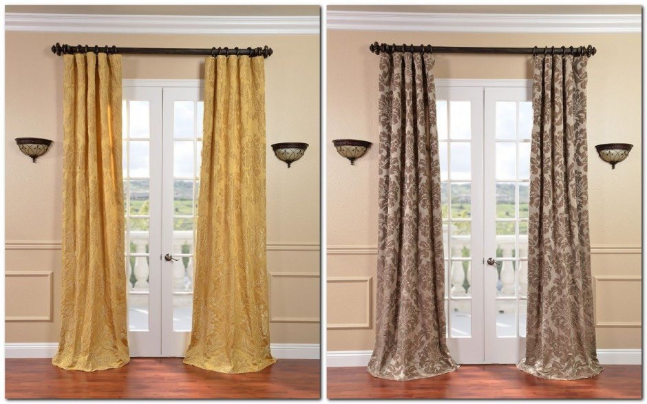 Шторы для комнаты с балконом